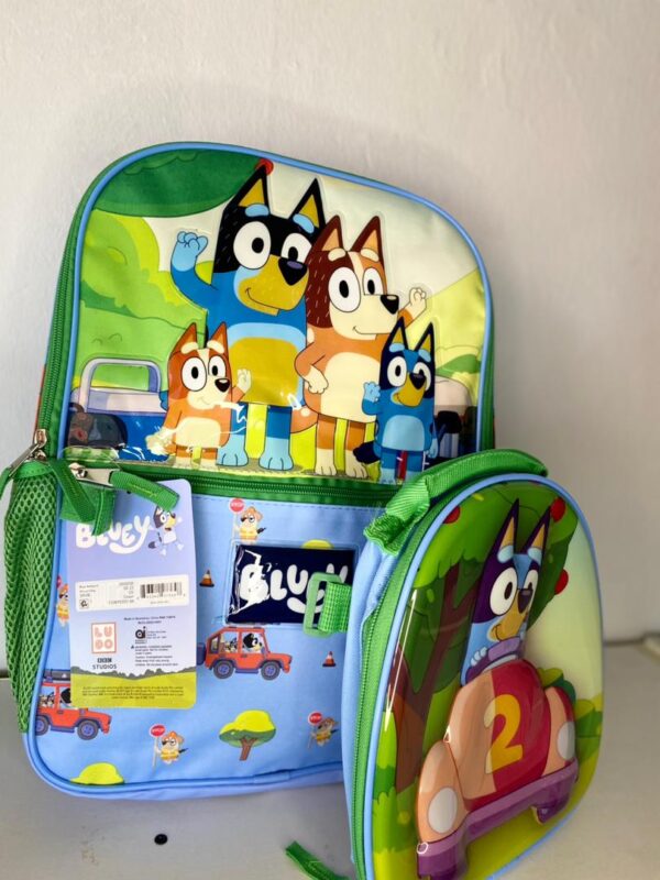 Bluey Character Bag (with snacks Bag)